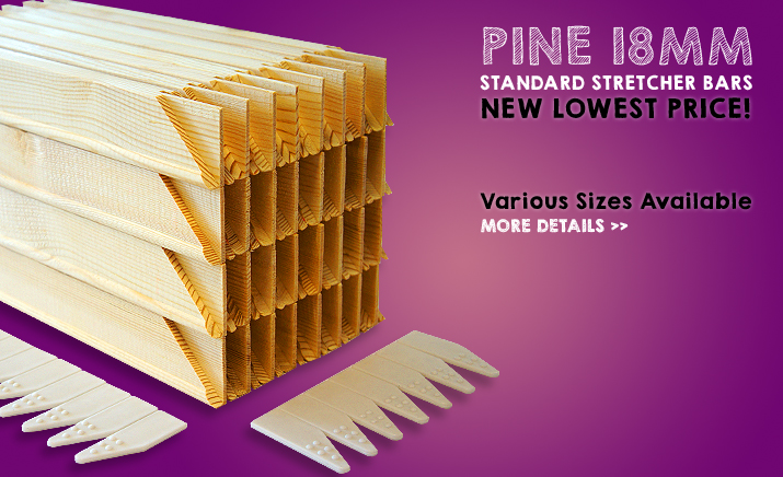 Standard Pine Stretcher Strips