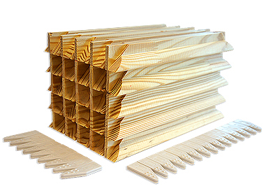 Pine Gallery 38mm Stretcher Bar - (Boxes)